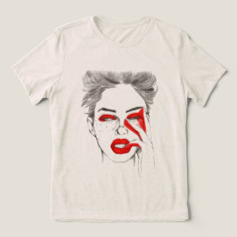 Oui Mon Cheri T-Shirt ohne Text Tri-Blend Shirt
