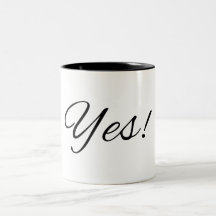 Oui! Mug café motivationnel