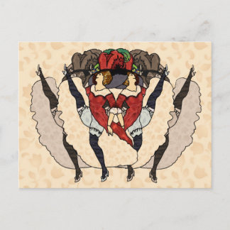 Oui! Oui! Oui! Flora Postkarte