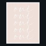 Oui Oui Oui Peach Hintergrund Poster<br><div class="desc">Oui Oui Oui Peach Hintergrund</div>