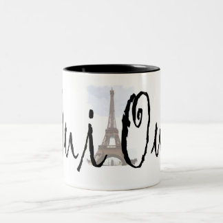 Oui, Oui! Zweifarbige Tasse