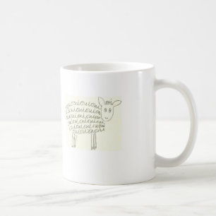 Oui Schaf-Kaffee-Tasse Kaffeetasse