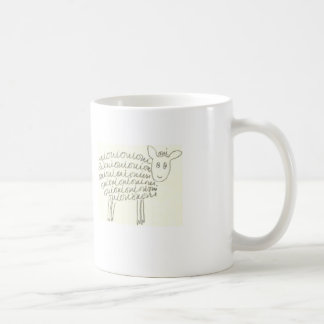 Oui Schaf-Kaffee-Tasse Kaffeetasse