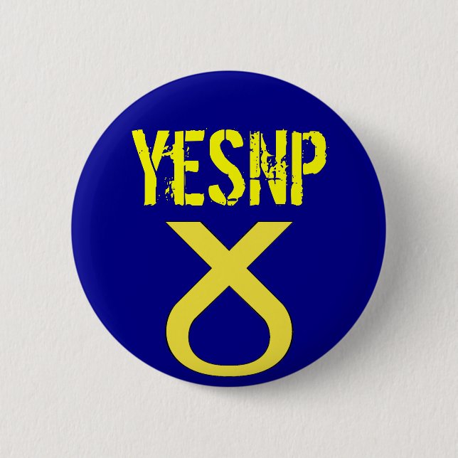 Oui Scotland Vote SNP Badge (Devant)