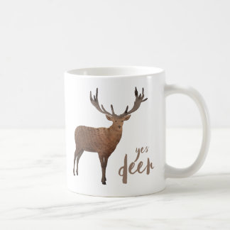 Oui tasse de cerfs communs