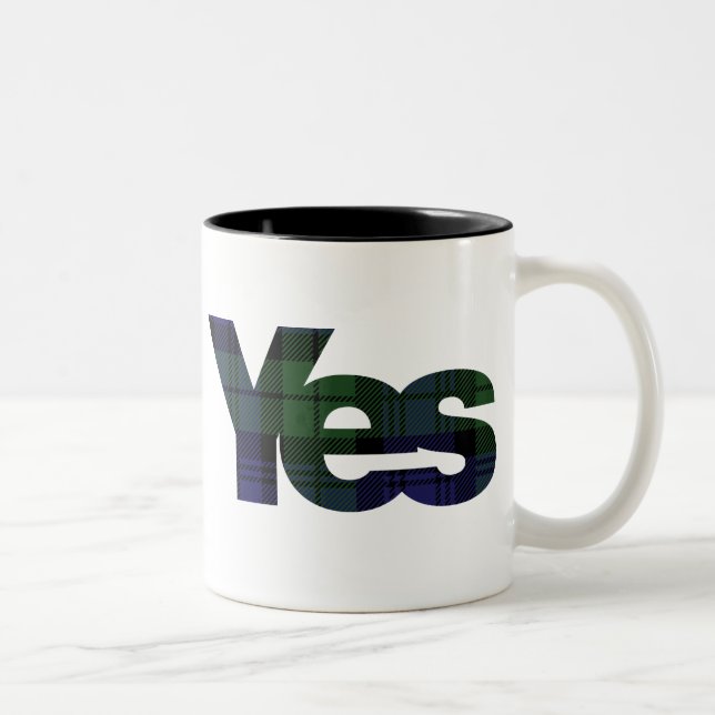 Oui tasse écossaise de l'indépendance 2014 de (Droit)