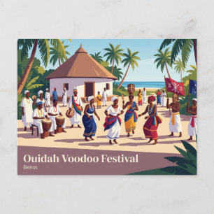 Ouidah Voodoo-Festival Benin Postkarte