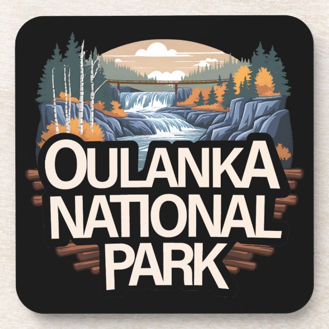 Oulanka Nationalpark Finnland Getränkeuntersetzer (Vorderseite)