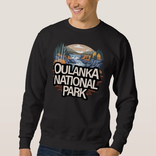 Oulanka Nationalpark Finnland Sweatshirt (Vorderseite)