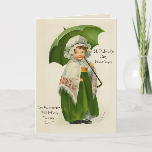 Ould Ireland Greetings - Verse Inside Karte (Vorderseite)
