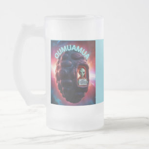 Oumuamua Weltraum-Meter nur Durchqueren Außerirdis Mattglas Bierglas
