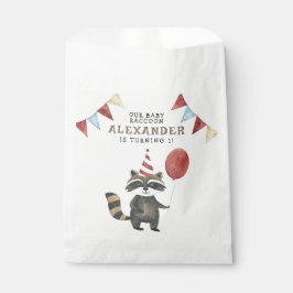 Our Baby Raccoon 1st Birthday  Geschenktütchen