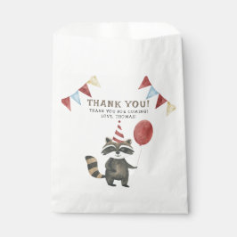 Our Baby Raccoon 1st Birthday Thank you Geschenktütchen