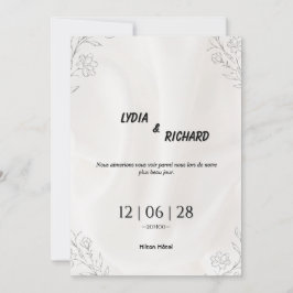 Our Beautiful Day Wedding Invitation Einladung