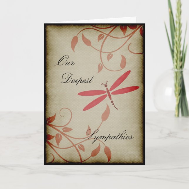 Our Deepest Sympathies Karte (Vorderseite)