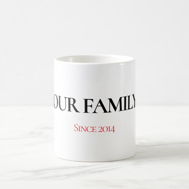 Our Family Personalized Mug (Centre)