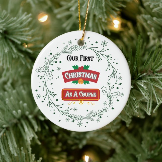 Our First Christmas as a Couple Ornament (Baum)