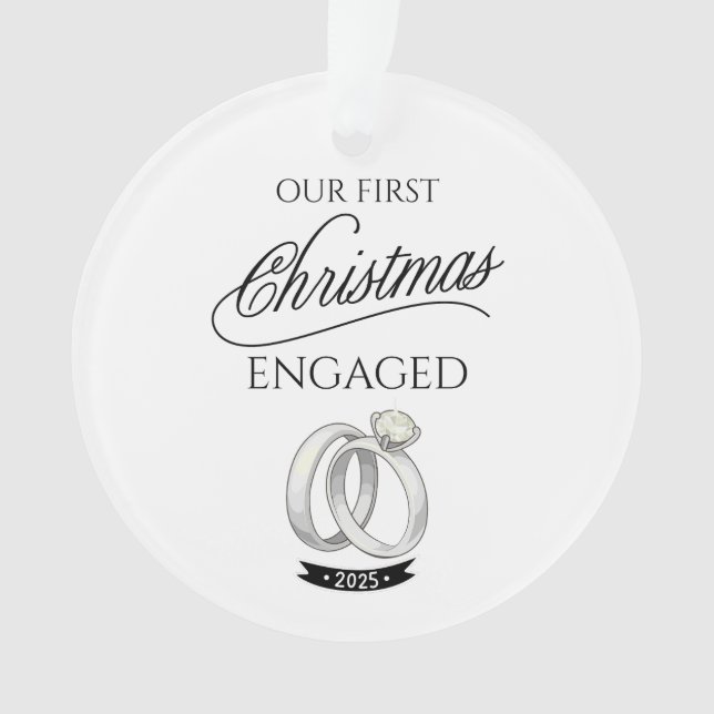 Our First Christmas Engaged 2025 (devant)