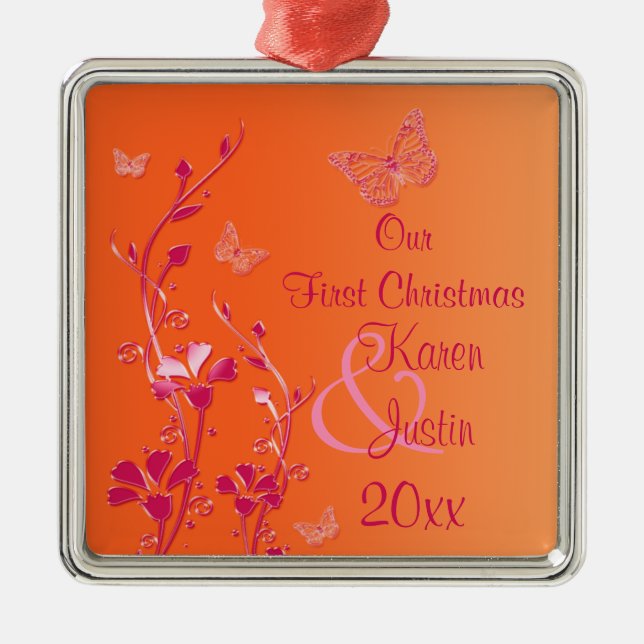 Our First Christmas Premium Keepsake Ornament (Vorne)