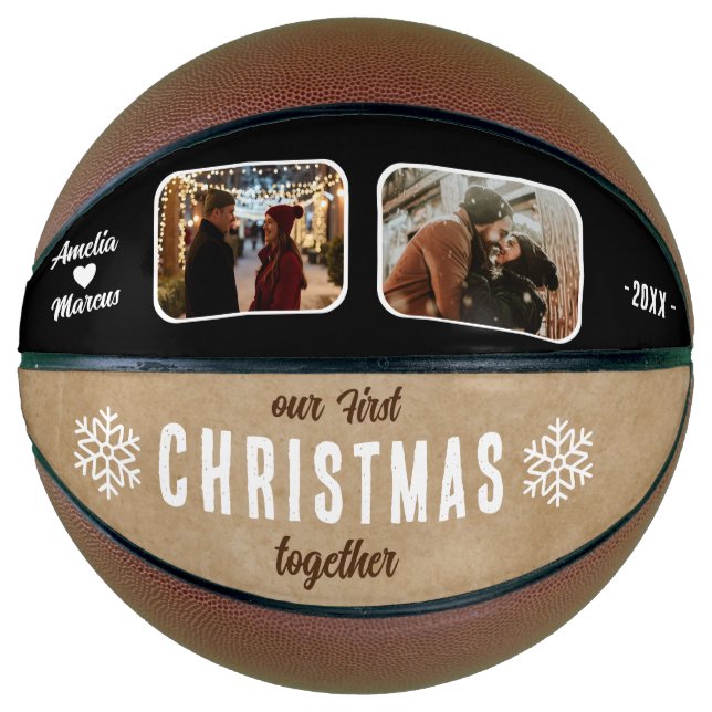 Our First Christmas Together 2 Photos  Basketball (Vorderseite)