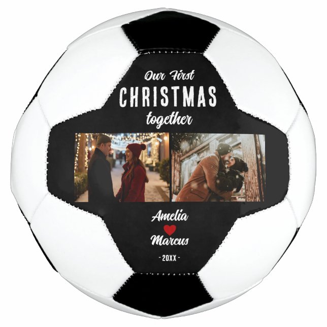 Our First Christmas Together 2 Photos  Fußball (Vorderseite)