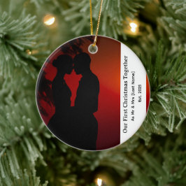 Our First Christmas Together Mr & Mrs Ornament