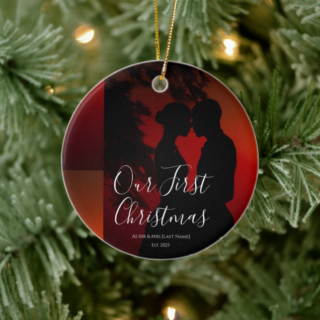 Our First Christmas Together Mr & Mrs Ornament (Baum)