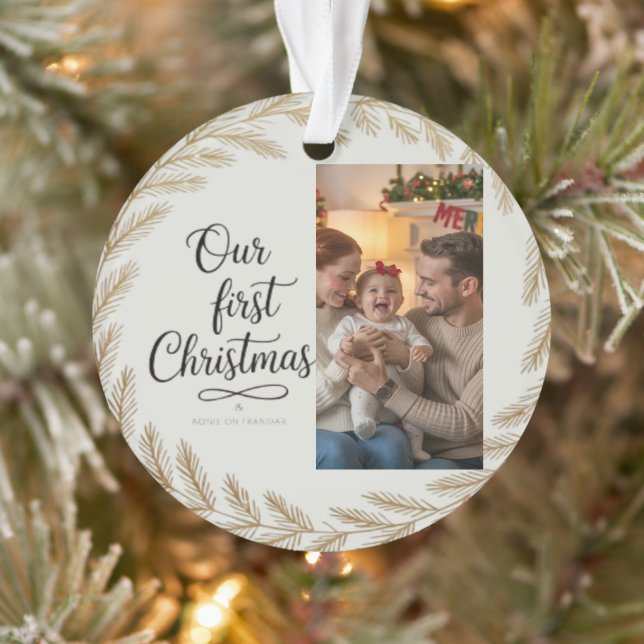 Our First Christmas Together – Personalized (Arbre)