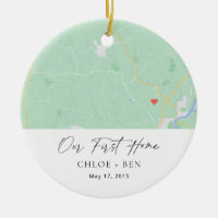 Our First Home Personalized Home Map