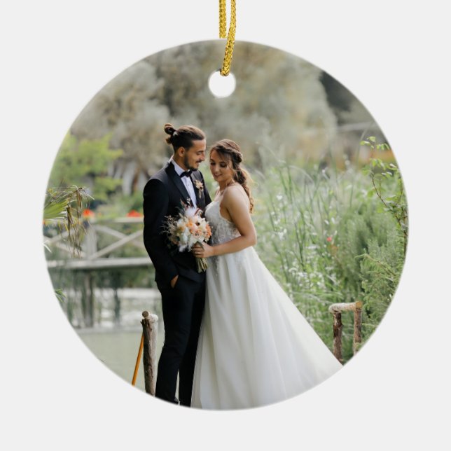 Our First Married Christmas Ornament | Newlywed  (Vorne)