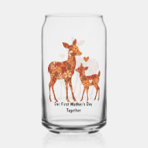 Our First Mother’s Day Together – Floral Deer Drin