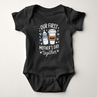 Our First Mother's Day Together New Mom Baby  Strampler