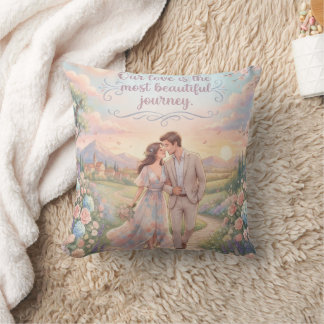 Our Future Beautiful Journey Throw Pillow | Romant Kissen