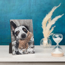 Our Good Boy Custom Dog Photo 