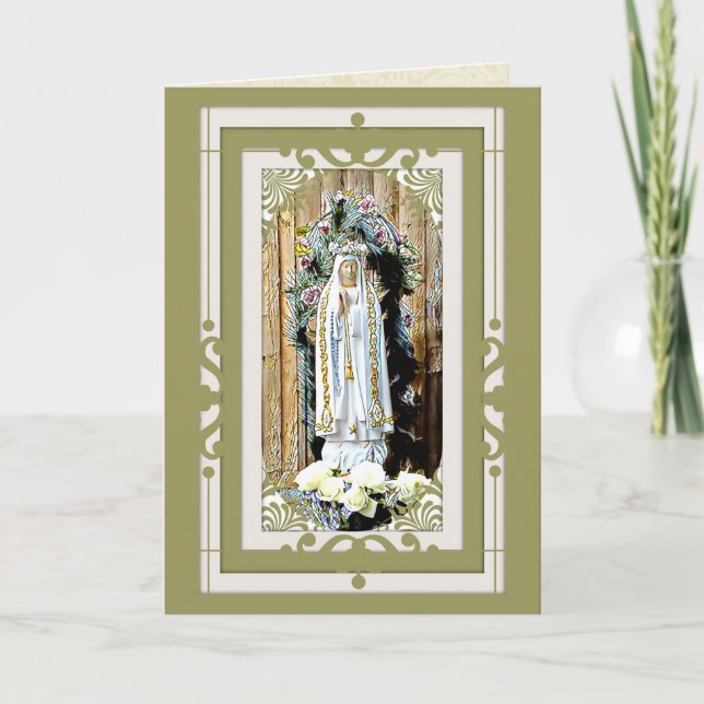 Our Lady of Fatima 100 Year Anniversary Karte (Vorderseite)