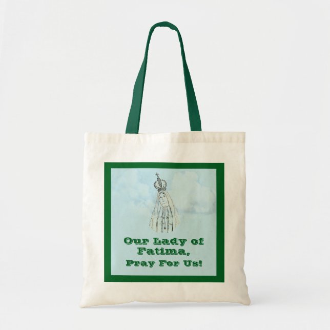 Our Lady of Fatima Personalized Tote Bag (Devant)