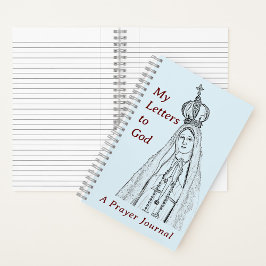 Our Lady of Fatima Prayer Journal Spiral Notebook Notizbuch