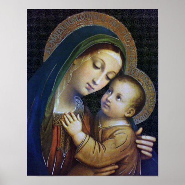 OUR LADY OF GOOD COUNSEL DEVOTIONAL IMAGE. POSTER (Vorne)
