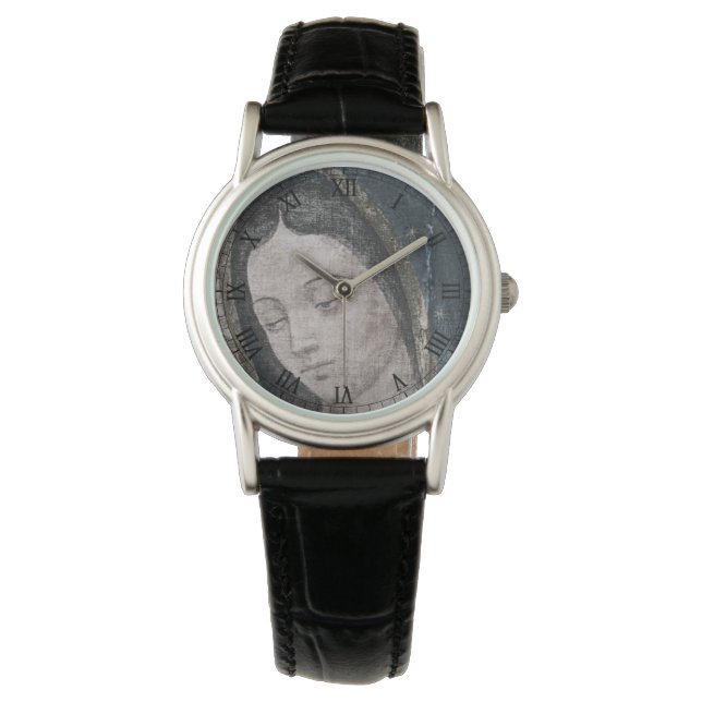 Our Lady Of Guadalupe Armbanduhr (Vorderseite)
