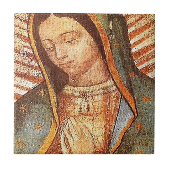 Our Lady Of Guadalupe Fliese (Vorderseite)