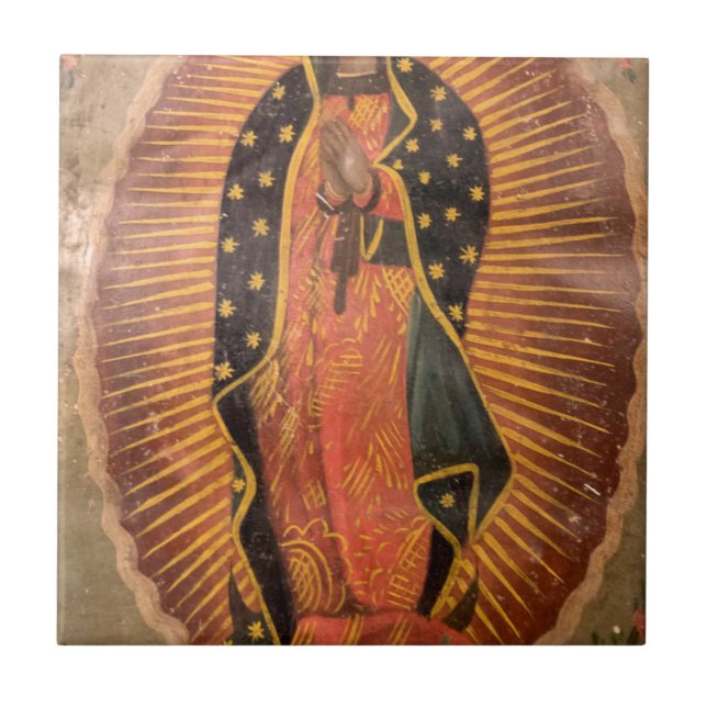 Our Lady Of Guadalupe Fliese (Vorderseite)