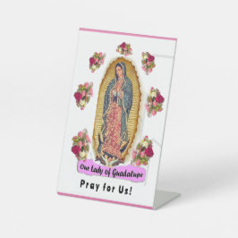 Our Lady of Guadalupe Folded Greeting Card Sockelschild