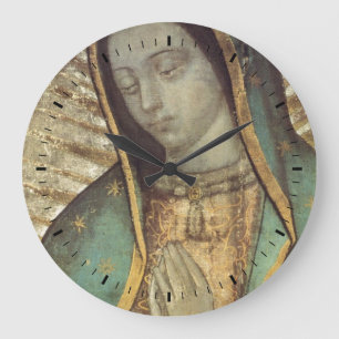 Our Lady Of Guadalupe Große Wanduhr