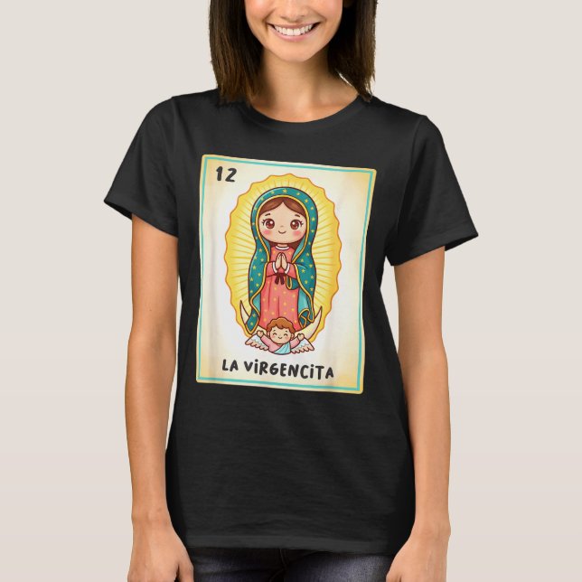 Our Lady Of Guadalupe La Virgencita Mexico For Kid T-Shirt (Vorderseite)
