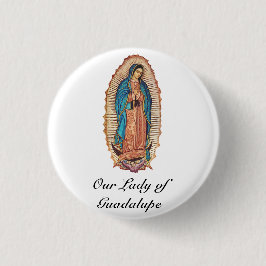 Our Lady of Guadalupe Miraculous Tilma Fine Art Button