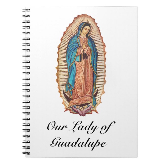 Our Lady of Guadalupe Miraculous Tilma Fine Art Notizblock (Vorderseite)