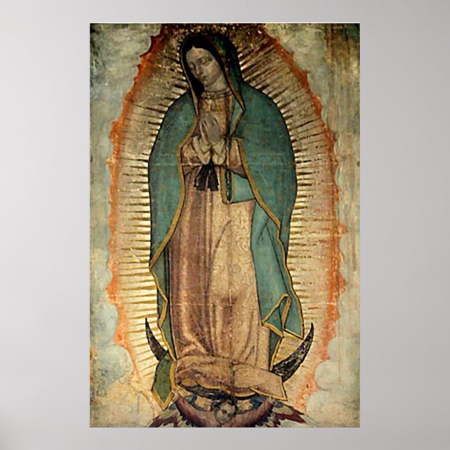 Our Lady of Guadalupe Tilma Replica Poster (Vorne)