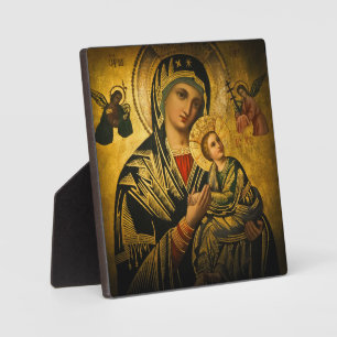 Our Lady of Perpetual Help Fotoplatte