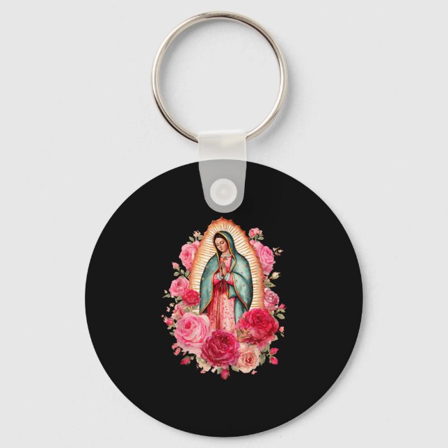 Our Lady Virgen De Guadalupe Saint Virgin Mary Nk  Schlüsselanhänger (Vorderseite)