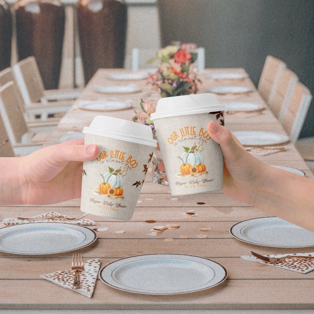 Our Little Boo Is Almost Due Baby Shower Paper Cup Pappbecher (Von Creator hochgeladen)